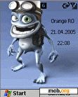 Download mobile theme Crazy frog