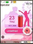 Download mobile theme pink glamur-swf-2