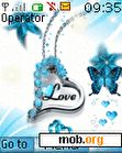 Download mobile theme animated love