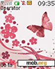 Download mobile theme animated butterfly