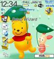 Download mobile theme Pooh with his friends