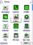 Download mobile theme WHITE Green