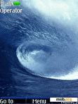 Download mobile theme Blue wave