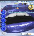 Download mobile theme Blackberry Sexy Lips