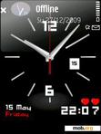 Download mobile theme Clock Black