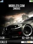 Download mobile theme Black BMW