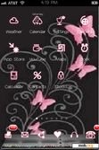 Download mobile theme Grey Butterflies