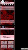 Download mobile theme redblack flower