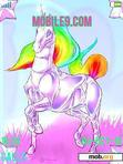 Download mobile theme Rainbow Unicorn