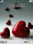 Download mobile theme Red Hearts