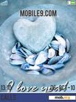 Download mobile theme Blue Love