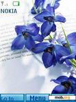 Download mobile theme Blue Flowers