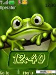 Download mobile theme Cheerful frog