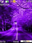 Download mobile theme Purple Forest