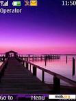 Скачать тему Purple Sunset By ACAPELLA