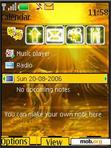 Download mobile theme golden  light