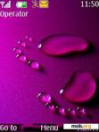 Download mobile theme Purple Footprints