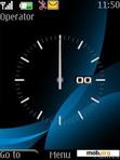 Download mobile theme Blue Analog Clock