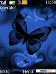 Download mobile theme Blue Butterfly By ACAPELLA