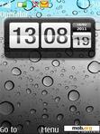 Download mobile theme Drop flip clock