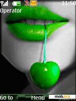 Download mobile theme Green Lips