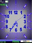 Download mobile theme Blue Clock