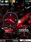 Download mobile theme nokia battery clock