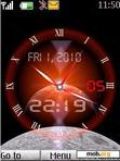 Download mobile theme Earth Clock