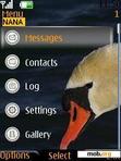 Download mobile theme Swan Clock