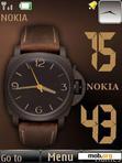 Download mobile theme Nokia Dual Clock With Icons