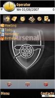 Download mobile theme Arsenal by twintrix