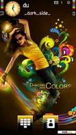 Download mobile theme dancing with colours