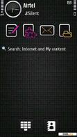 Download mobile theme Black Leather Layer by Aebi