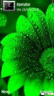 Download mobile theme Green Flower