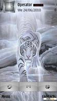 Download mobile theme white tiger