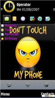 Download mobile theme Dont Touch