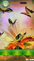 Download mobile theme Spring butterflies and flowers