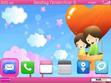 Download mobile theme Balloon Couple