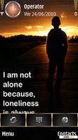 Download mobile theme Lonely boy