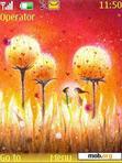 Download mobile theme Dandelion art