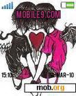 Download mobile theme amor emo