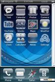Download mobile theme Blue waves
