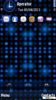 Download mobile theme Honeycomb Blue