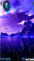 Download mobile theme animated night rain