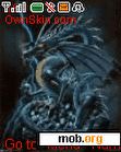 Download mobile theme skull dragon