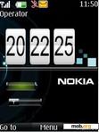 Download mobile theme Nokia HTC Clock