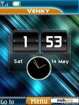 Download mobile theme new dual style clock