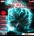 Download mobile theme Burning Skulls