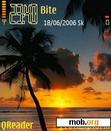 Download mobile theme golden sunset