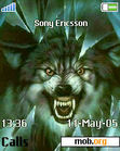 Download mobile theme Angry wolf